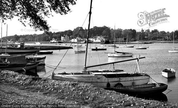 Photo of Lymington, The River Lymington c.1955