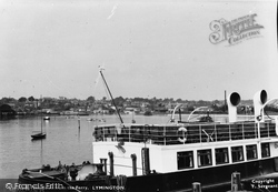 The Town From The Ferry c.1955, Lymington