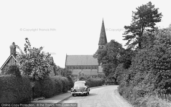Photo of Lymm, Oughtrington Lane c.1950