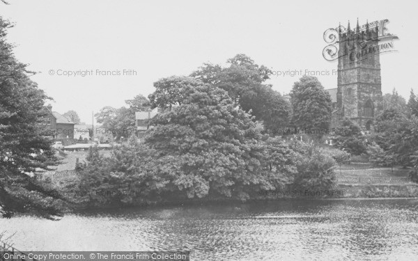 Photo of Lymm, St Mary's Church And Dam c.1950