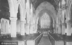 St Mary's Church Interior 1897, Lymm