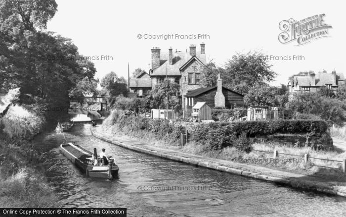 Photo of Lymm, The Bridgewater Canal c.1960