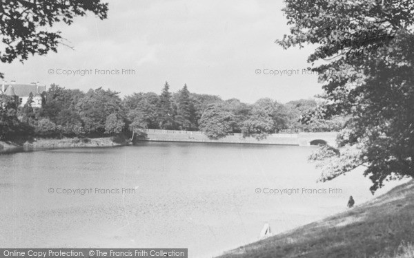Photo of Lymm, The Lake c.1955