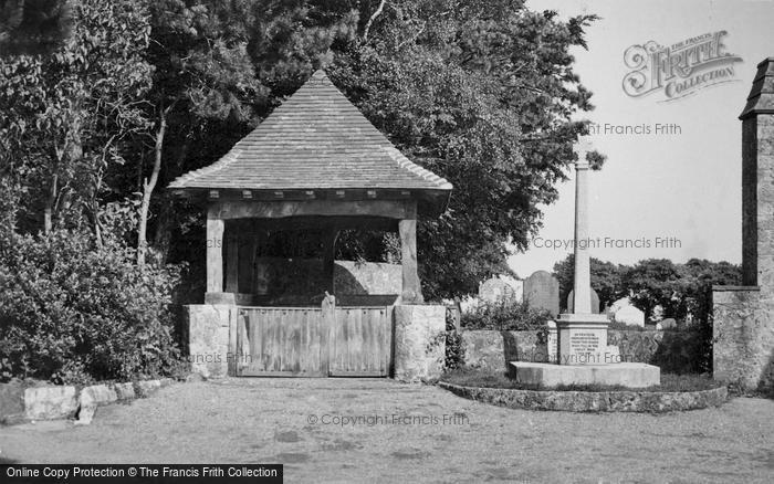 Photo of Lympne, The Lychgate And War Memorial c.1955