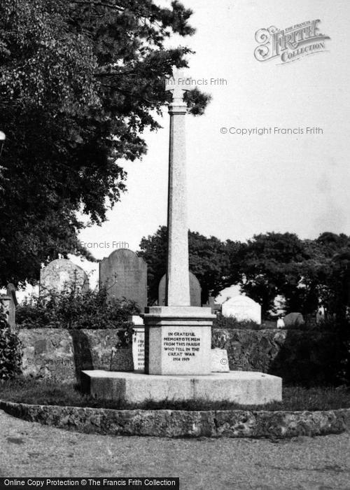 Photo of Lympne, War Memorial c.1955