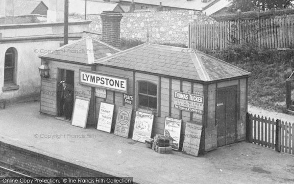 Photo of Lympstone, Porter At S. W. Railway Station 1904