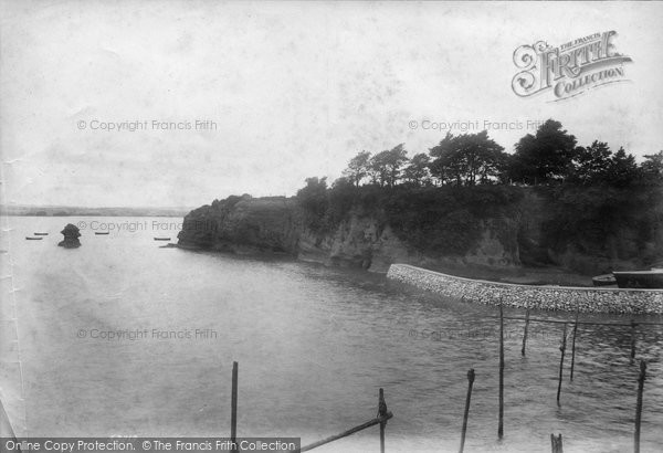 Photo of Lympstone, The Cliff And Boat Shelter 1904