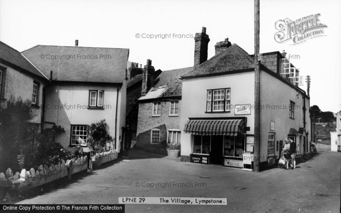 Photo of Lympstone, The Village c.1960