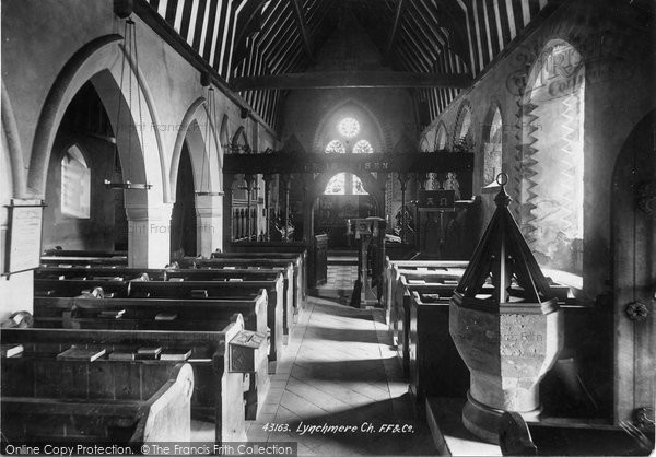Photo of Lynchmere, Church Interior 1899