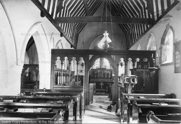 Photo of Lynchmere, St Peter's Church Interior 1907