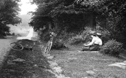 Cyclists In Bournemouth Road 1906, Lyndhurst