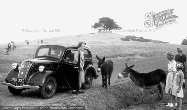 Photo of Lyndhurst, Donkeys c.1955