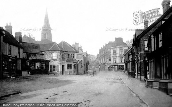 Photo of Lyndhurst, Fox And Hounds Inn And Church 1892