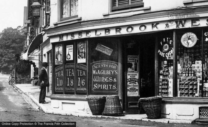 Photo of Lyndhurst, Grocer, High Street 1908