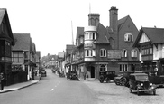 High Street And Stag Hotel 1934, Lyndhurst