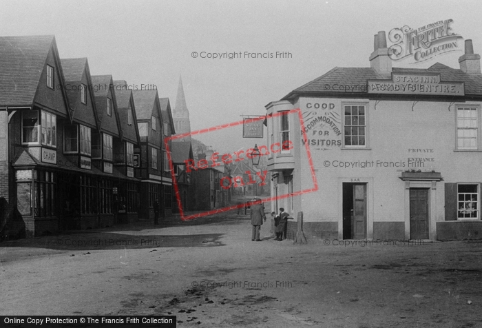 Photo of Lyndhurst, High Street And The Stag Inn 1892