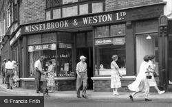Misselbrook & Weston Ltd, High Street c.1955, Lyndhurst