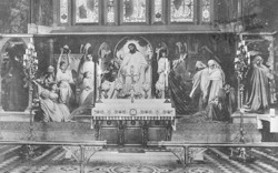 St Michael's Church Reredos, Lord Leighton's Fresco 1894, Lyndhurst