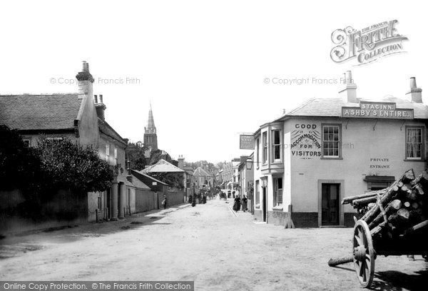 Photo of Lyndhurst, Stag Inn 1890