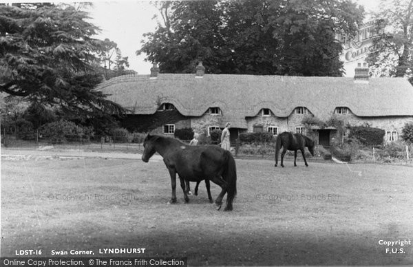 Photo of Lyndhurst, Swan Corner c.1955