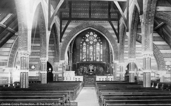 Photo of Lyndhurst, The Church Interior 1891