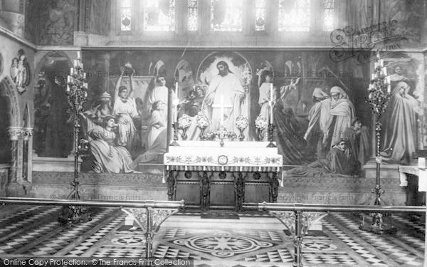 Photo of Lyndhurst, The Church Reredos, Lord Leighton's Fresco 1894