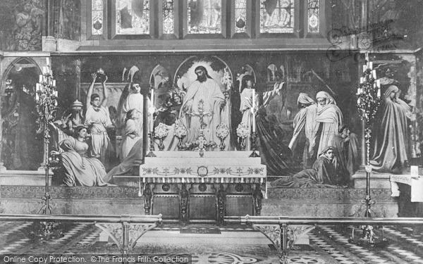 Photo of Lyndhurst, The Church Reredos, Lord Leighton's Fresco 1894