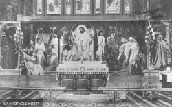 The Church Reredos, Lord Leighton's Fresco 1894, Lyndhurst