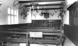 The Interior Of The Old Court House c.1955, Lyndhurst
