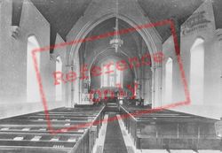 Holy Trinity Church, Interior 1906, Lyne