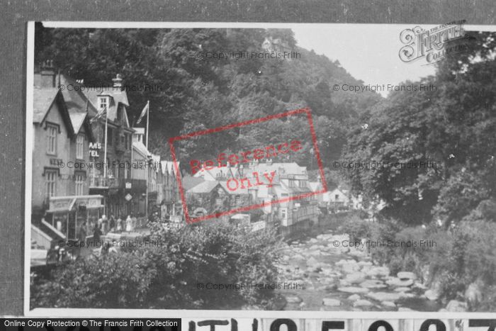 Photo of Lynmouth, A Picturesque View 1933