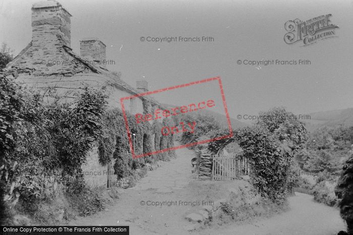 Photo of Lynmouth, Cherry Bridge, Cottages 1890