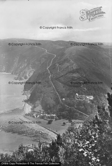 Photo of Lynmouth, Countisbury Hill 1911