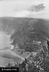 Countisbury Hill 1911, Lynmouth