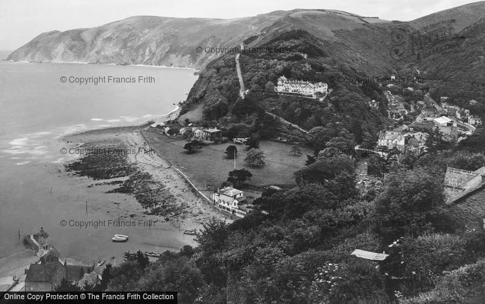 Photo of Lynmouth, Countisbury Hill 1929