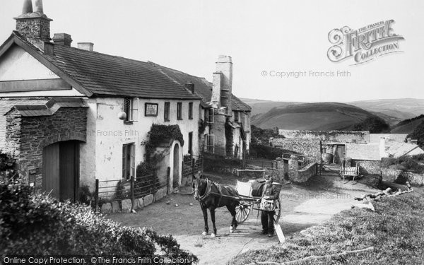 Photo of Lynmouth, Countisbury Hill, The Blue Ball 1907