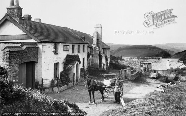 Photo of Lynmouth, Countisbury Hill, The Blue Ball 1907