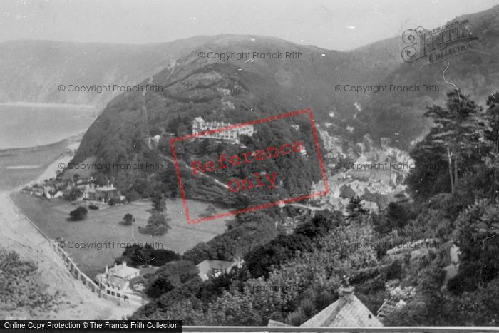 Photo of Lynmouth, From Fairholm 1911