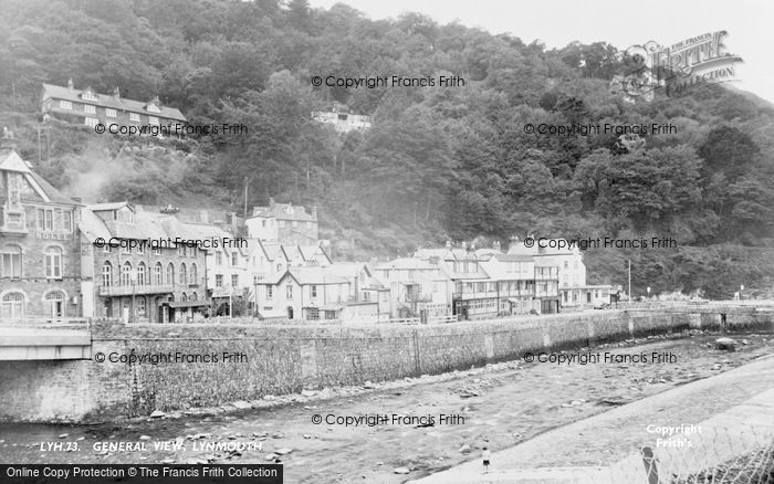 Photo of Lynmouth, General View c.1955