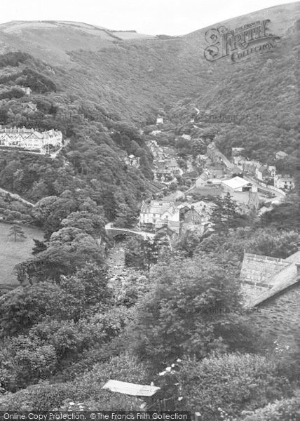 Photo of Lynmouth, Glen Lyn Gorge 1929