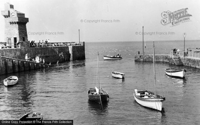 Photo of Lynmouth, Harbour Entrance c.1955