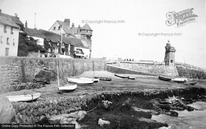 Photo of Lynmouth, Harbour, Low Tide 1909