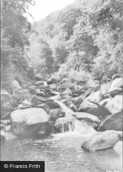 In The Glen Lyn Gorge c.1960, Lynmouth