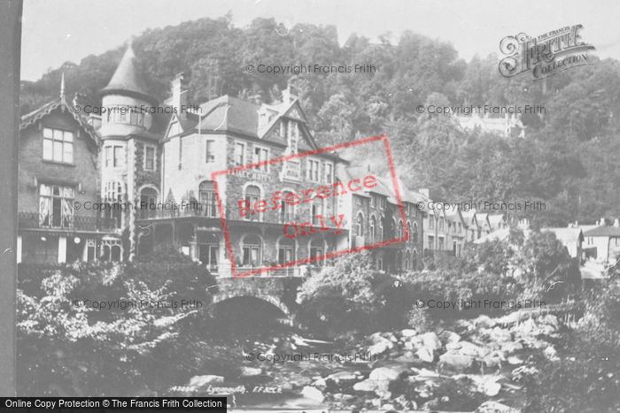 Photo of Lynmouth, Lyn Valley Hotel 1899