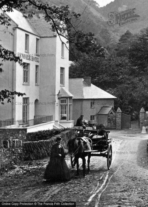Photo of Lynmouth, Lyndale Hotel c.1870