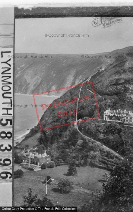 Photo of Lynmouth, Manor House And Countisbury Hill 1907