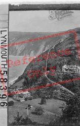Manor House And Countisbury Hill 1907, Lynmouth