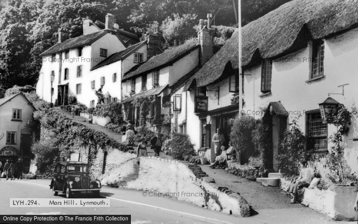 Photo of Lynmouth, Mars Hill c.1960