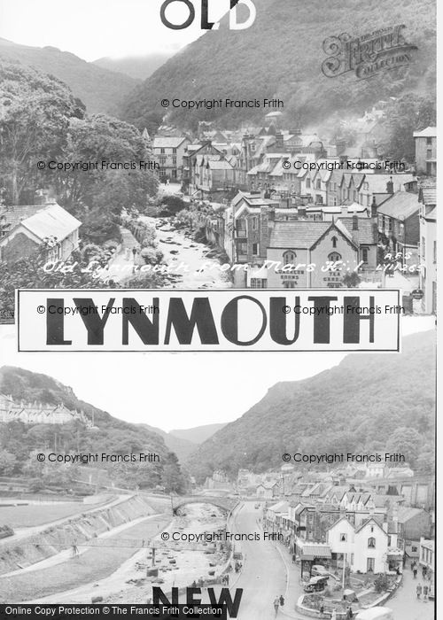 Photo of Lynmouth, Old And New c.1955