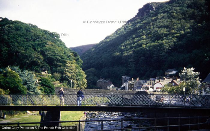 Photo of Lynmouth, River And Bridge 1988
